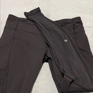 Black Leggings with Logo